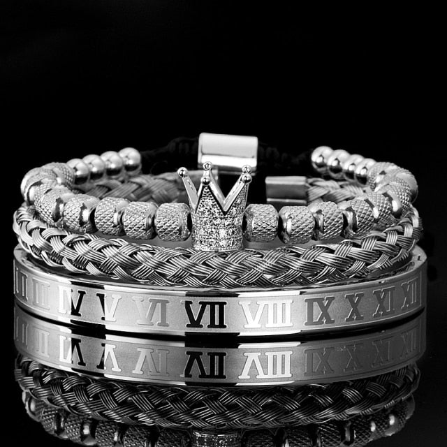 Sterling Silver Horseshoe charm bracelet. Mens bracelet.
